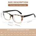thumbnail image 2 of AQWANO Stylish Designer Reading Glasses for Women Blue Light Blocking Readers Fashion Pattern Print Anti Eye Strain Eyeglasses, 1.5, 2 of 6