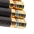 thumbnail image 3 of 4 Uds conectores RCA de alta fidelidad carcasa blindada chapada en oro conectores de Cable de altavoz de soldadura sin pérdidas para 8mm de diámetro, 3 of 8
