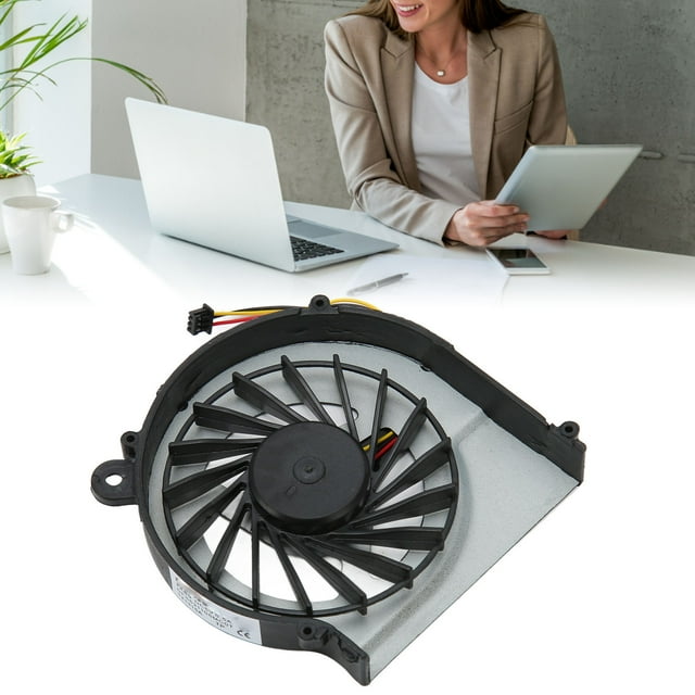Ventilador De Refrigeración De CPU De Repuesto, Disipación De Calor Rápida Ventilador De Refrigeración De CPU Para Computadora Portátil De 3 Pines Fácil De Instalar Y Quitar