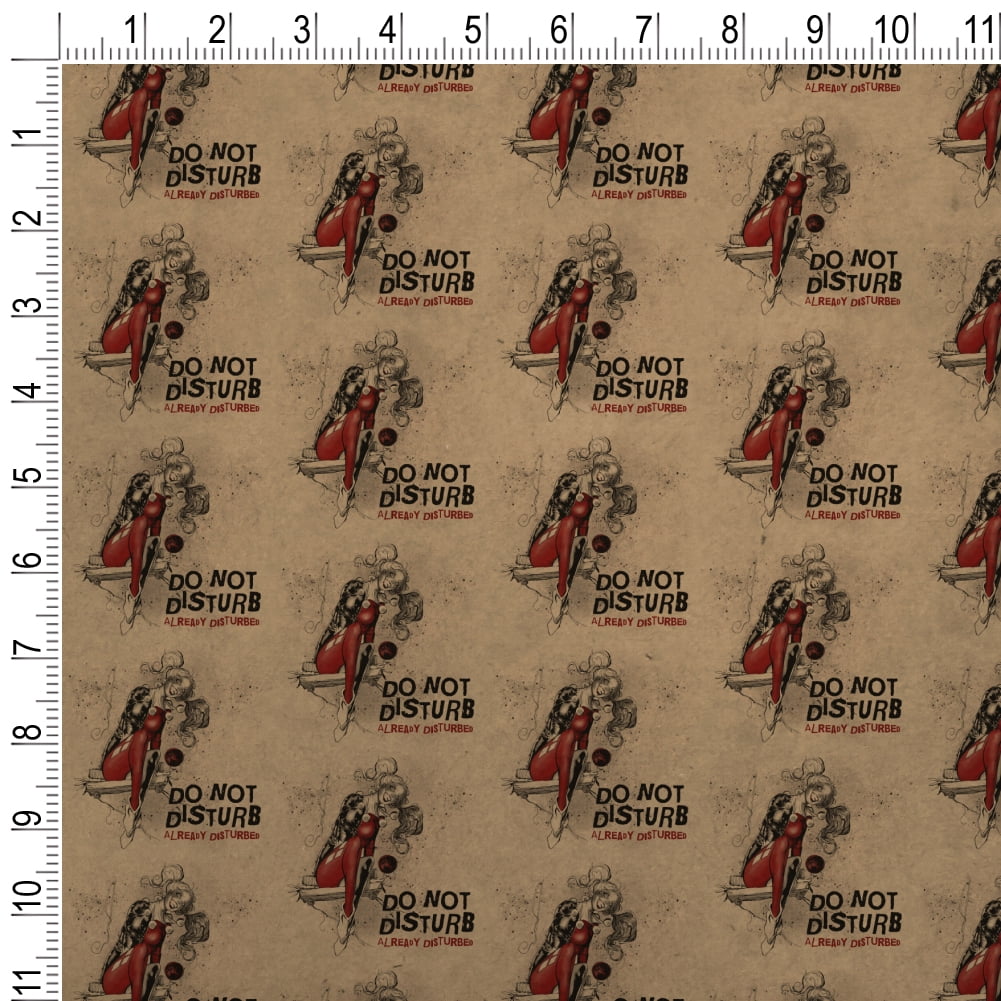 Harley Quinn Already Disturbed Premium Kraft Roll Gift Wrap Wrapping Paper