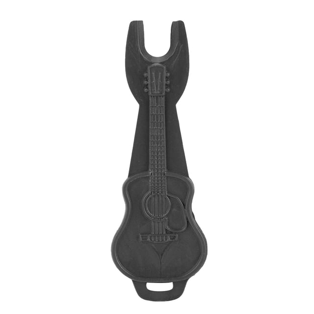 Acordes de guitarra acústica de plástico, pasadores de puente, extractor de cuerda, extractor de cono, cuerda de cambio de guitarra (negro)