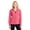 Pink Raspberry Heather, variant on Port Authority Women's Heather MicroFleece Full-Zip Jacket. L235
