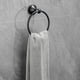 thumbnail image 3 of Toallero, aro para toallas de baño de acero inoxidable de 6,25 pulgadas, soporte para toallas de baño autoadhesivo 3M montado en la pared (cromado) JM MX-0140604FYD, 3 of 3