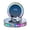 Silvery, variant on Smart Electric Auto-Clamping Car Phone Holder with RGB Light 3.3x3.3x2 in Wireless Charging Compatible Dashboard Mount