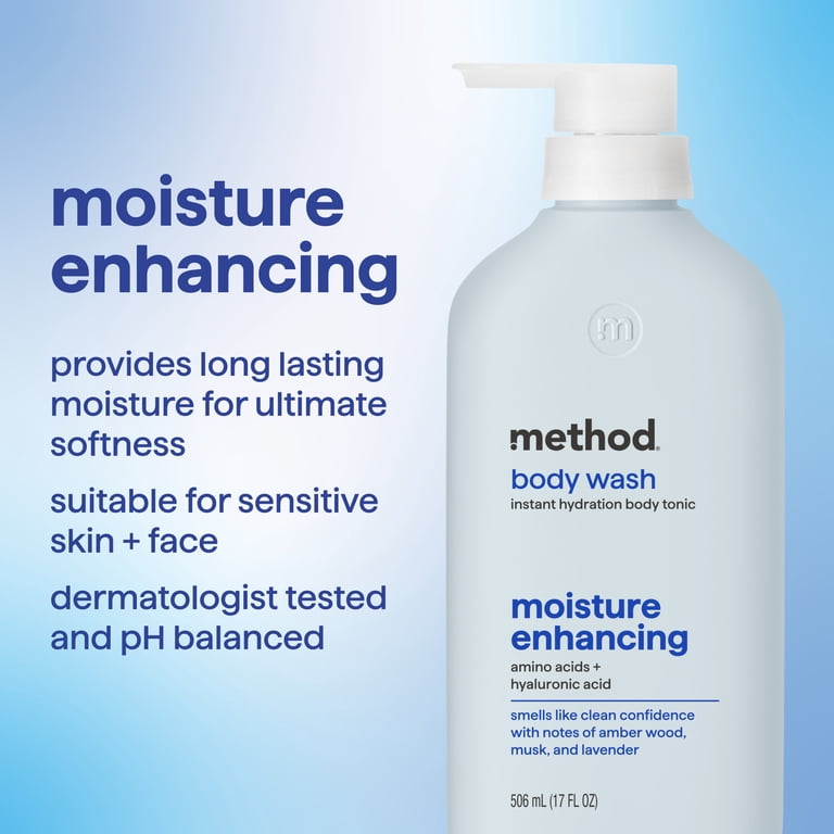 method Hydrating Body Wash, Moisture Enhancing - 24-Hr Visible