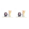 thumbnail image 1 of Wosthever 1 Juego de Matcha Kit hermosos accesorios de té sanitario para de mezcla de polvo Negro 2piezas, 1 of 6