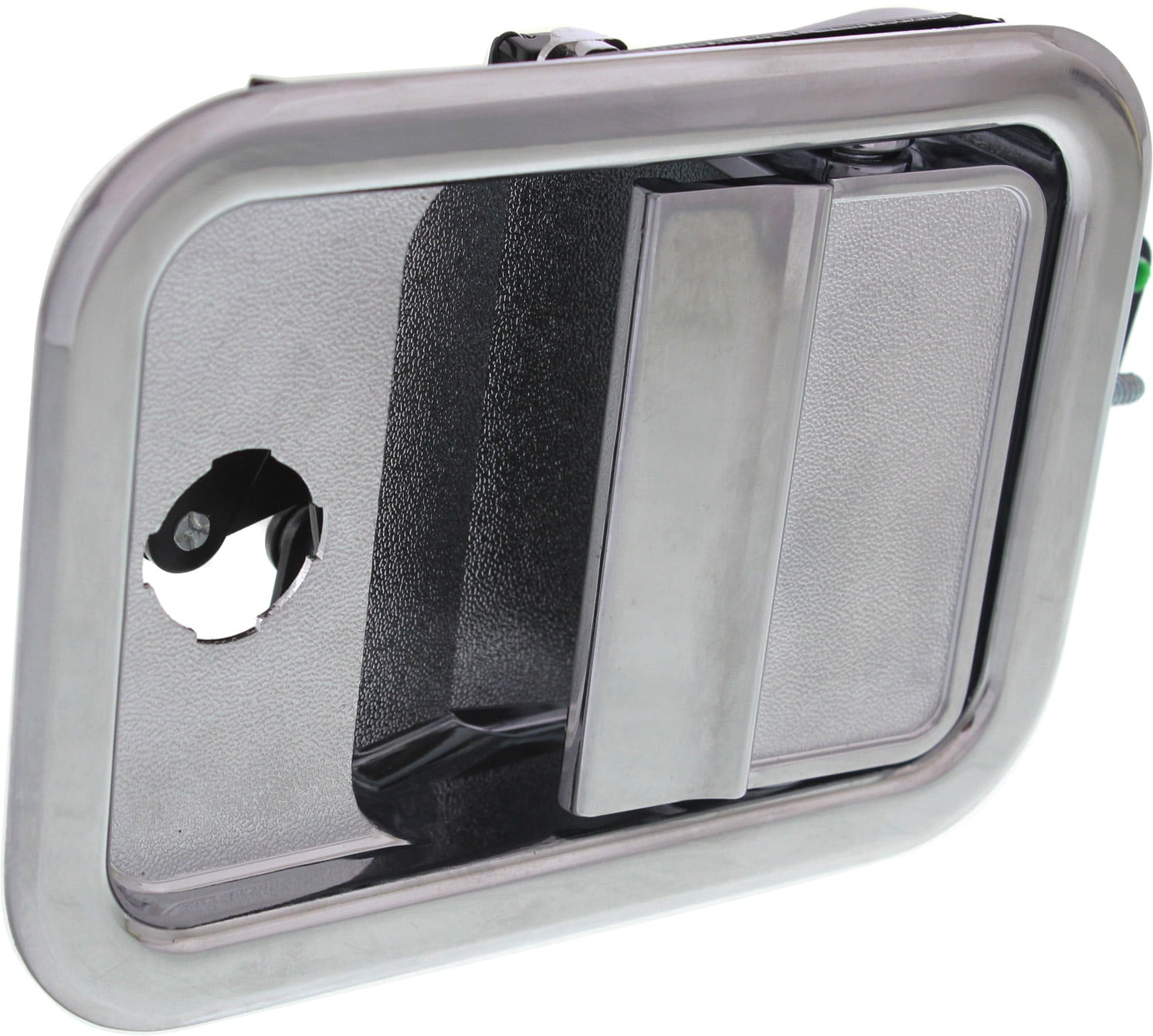 Replacement REPFL462112 Exterior Door Handle Compatible with 2008-2011 Freightliner Cascadia 2003-2007 Condor Front, Left Driver Chrome