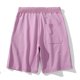 thumbnail image 3 of pstuiky Abreviatura para hombres, Pantalones cortos casuales de moda para hombre con cordón, cintura elástica, bolsillos laterales lisos Pantalones cortos cargo, 3 of 6