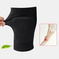 thumbnail image 1 of HONITANO 2Pcs Black Knee Pad with Sponge Cushion and Breathable Fabric for Workout, 1 of 8