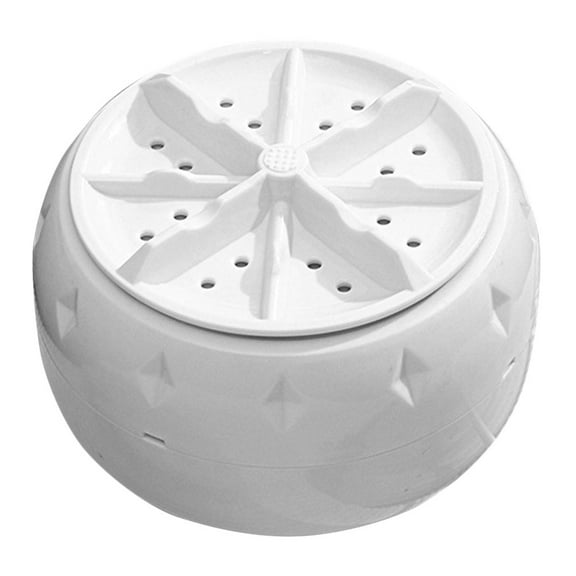 Hemoton Mini Washing Machine Portable Washing Machine with Suction Cups Bubble Cleaning USB Ultrasonic Powered Turbo Washing Machine Sink Dishwasher for Camping Travelling Business Trip RV