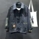 thumbnail image 3 of Chaqueta vaquera ligera de otoño para hombre, abrigos vaqueros para hombre, ropa de carga con empalme, ropa de Corea, precio económico, estilo en el tamaño grande original más bajo G, 3 of 4