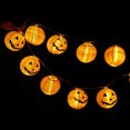 thumbnail image 2 of ziyahi 6/10/20 LED Halloween Pumpkin String Fairy Lights Party Decor Hanging Prop Lamp No.01, 2 of 6