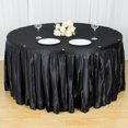 thumbnail image 3 of BalsaCircle 14 feet x 29" Satin Party Banquet Table Skirt Black, 3 of 9