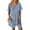 Sky Blue, variant on MORTTIC Women's Casual Summer Romper Short Sleeve V-Neck Jumpsuit with Pockets for Comfortable Everyday Wear, S