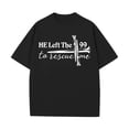 thumbnail image 6 of Ankishi He Left The 99 To Rescue Me Shirt Crew Neck Short Sleeve Religious Tee Loose Men's Clothes for Date, 6 of 8