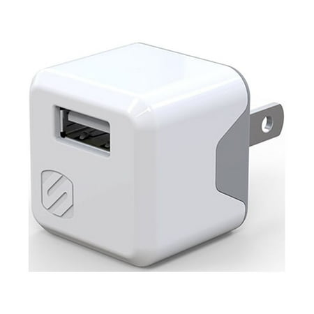 SCOSCHE USBH121MWT SuperCube 12W Single USB Port Wall Charger for ALL USB Devices - White