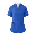 thumbnail image 3 of MLQIDK Womens Scrubs Plus Size Scrubs Petite V Neck Yoga Scrub Pants and Tops Medical Uniforms Nursing Top with Pockets Blue XXL, 3 of 7