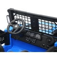 thumbnail image 2 of Joyracer 4WD 24 Volt Ride on Toy Truck with 2 Seater Remote Control & 800W Power Motors, Kids Ride on Car w/ 4 Wheels Spring Suspension, 3 Speeds, Bluetooth Music, Shovel, Blue, 2 of 9