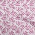 thumbnail image 1 of oneOone Cotton Silk Dark Magenta Fabric Leaf Sewing Fabric By The Yard Printed Diy Clothing Sewing Supplies 42 Inch Wide, 1 of 4