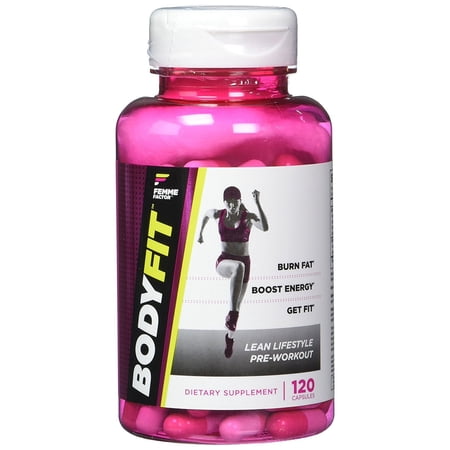 Femme FaCtor Body Fit Fat Burner & Metabolism Booster Weight Loss Pills, 120 Ct