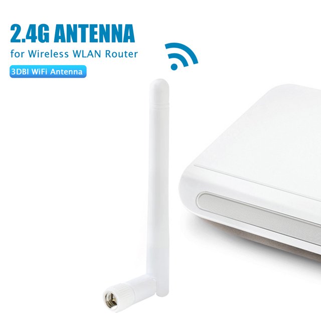 Antena WIFI Omni 2,4G 3dBi antena exterior 5G para enrutador inalámbrico (1 unidad)