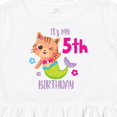 thumbnail image 4 of Inktastic It's My 5th Birthday with Cute Cat Mermaid Girls Toddler Dress, 4 of 5