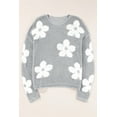 thumbnail image 6 of Ushdele Floral Grey Sweater - Versatile Elegance for Any Event!, 6 of 8