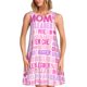 thumbnail image 1 of Fotbe Best Mom ever Vestido de Verano sin Mangas para Mujer – Vestido Midi Línea A, Estilo Camiseta Floral, Vestido Playero Casual y Fluido, 1 of 7