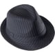 thumbnail image 1 of Un sombrerito inglés retro, un sombrero de jazz a rayas., 1 of 5