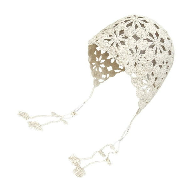 Gorro de crochet, suministros para manualidades, informal, calado, cómodo, diseño retro. Estilo B
