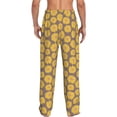 thumbnail image 3 of Goofa Sunflower Printed Soft Pajama Pants for Men, Wide Leg Comfy Casual Lounge Yoga Pants-Large, 3 of 9
