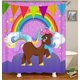 thumbnail image 3 of Juego de 4 cortinas de ducha con diseño de perro divertido, diseño de dibujos animados de animales, Shiba Inu, Basset Hound, cachorro, mascota, niñas, niños, decoración de baño, cortina de ducha de, 3 of 7