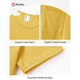 thumbnail image 4 of PatPat Boy T Shirts Kids Short Sleeve Solid Crew Neck Tee Tops 5-6Y, 4 of 7