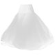 thumbnail image 1 of Petticoat Wedding Supply Bridal Dress Support Elegant Design Formal Occasion White 100x70cm 1Pack, 1 of 5