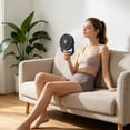 thumbnail image 3 of SIfdSeng Get it Fast Portable Fan Quiet Rechargeable USB Air Circulator with Settings and 360° Rotation for and Bedroom, 3 of 6