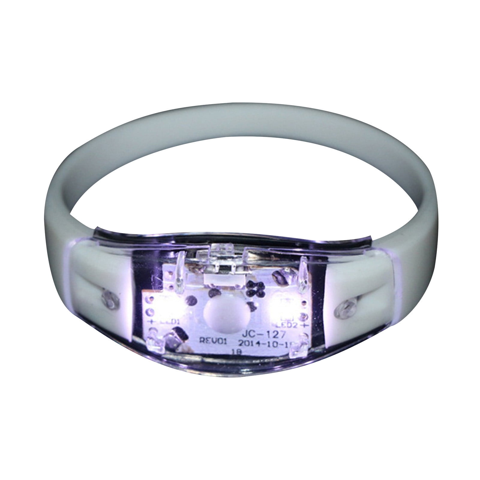 Leutsin LED Light Up Bracelets, Flashing Sports Glow In The Dark Party