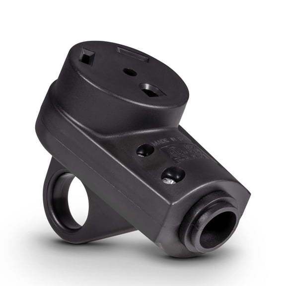 NEMA TT-30R 125V 30A RV Power Cord Female Replacement Socket Plug for 10/3AWG Cord [EZ Grip Handle] [ETL Listed]