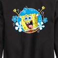 thumbnail image 3 of SpongeBob SquarePants - Yay Spongebob Pose - Toddler & Youth Crewneck Fleece Sweatshirt, 3 of 6