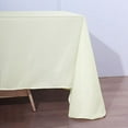 thumbnail image 3 of Balsa Circle 90" x 132" Polyester Rectangular Tablecloth - Ivory, 3 of 8