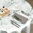 thumbnail image 6 of Spring Leaf Floral Sage Green Tablecloth Round 60 Inch Ruitic Watercolor Table Cloth Waterproof Fabric Farmhouse Green Grey Leaves Tablecloths Decorative for Holiday Home Party, 6 of 6