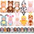 thumbnail image 1 of Minimuñecos Hanaive, 10 unidades, realistas, realistas, de 11 cm, con ropa, 1 of 7