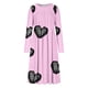 thumbnail image 4 of ICHUANYI Liquidación Mujer Casual Cuello Redondo Manga Larga Abotonado Plegable Vestidos Estampados ICHUANYI WER202308172819, 4 of 5