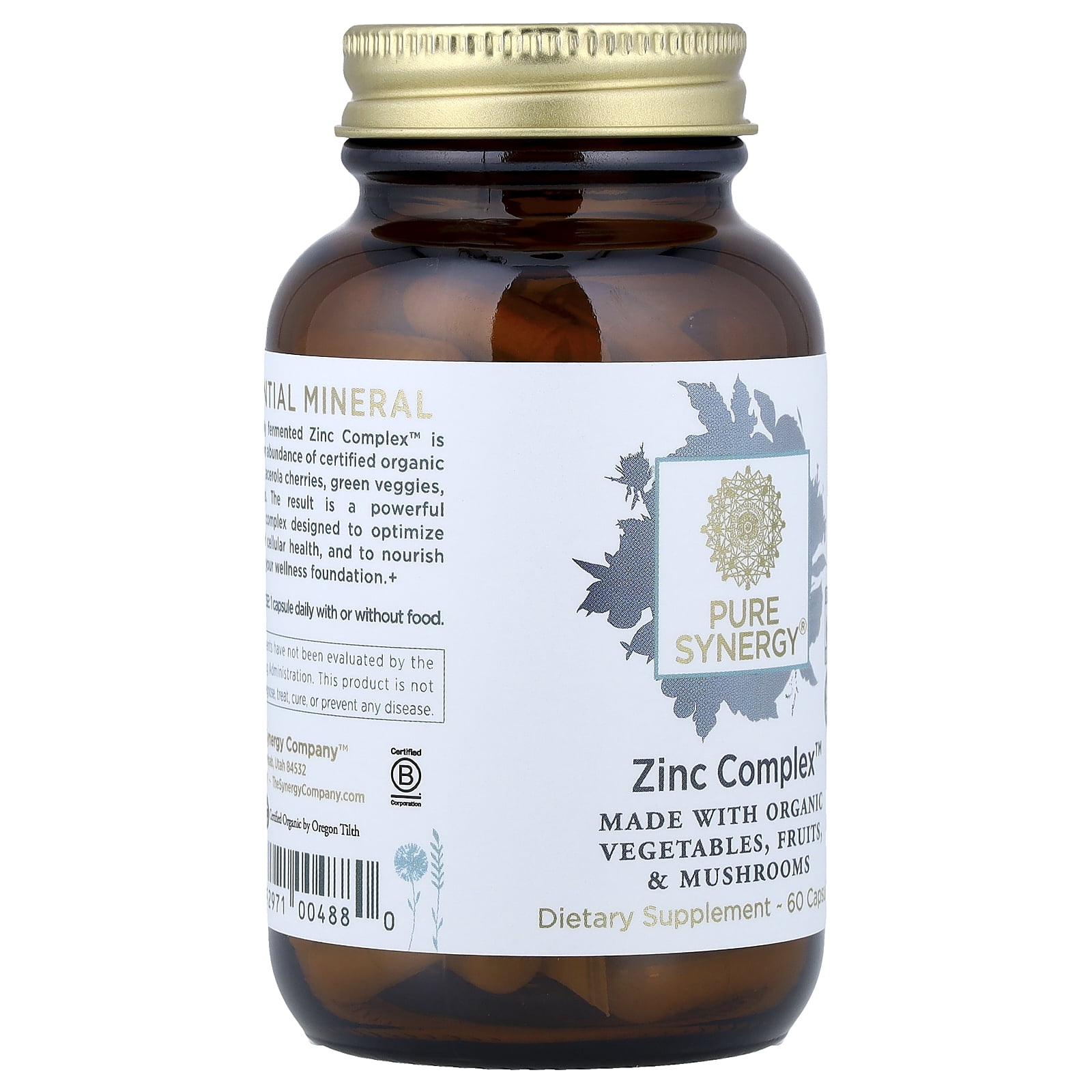 Pure Synergy Zinc Complex™, 60 Capsules