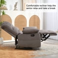 thumbnail image 2 of SUGIFT Large Manual Recliner Chair in Fabric for Living Room, 2 of 5