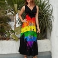 thumbnail image 5 of Love is love Sleeveless Dress womens clothing Dresses Woman dresses, 5 of 7