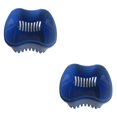 thumbnail image 1 of Cateissary caja de baño de dentadura contenedor oral de plástico a prueba de polvo soporte de diente artificial multicolor anciano caja de Azul 2piezas, 1 of 6