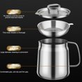 thumbnail image 5 of Veeki Stainless Steel Oil Filter Pot, Large Capacity Oil Filter Vessel with Removable Strainer and Snug Lid, Versatile Oil Filter Vessel with Handle, Frying Net Tank for Home Kitchen Camping-51504, 5 of 5