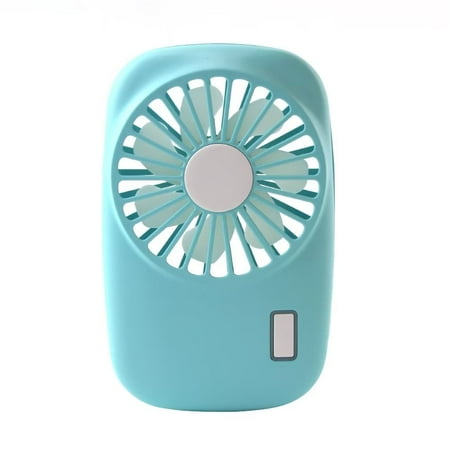 

SHARE SUNSHINE Small Fan Rechargeable 2 Speeds with Lanyard for Travel/Outdoor(Blue)