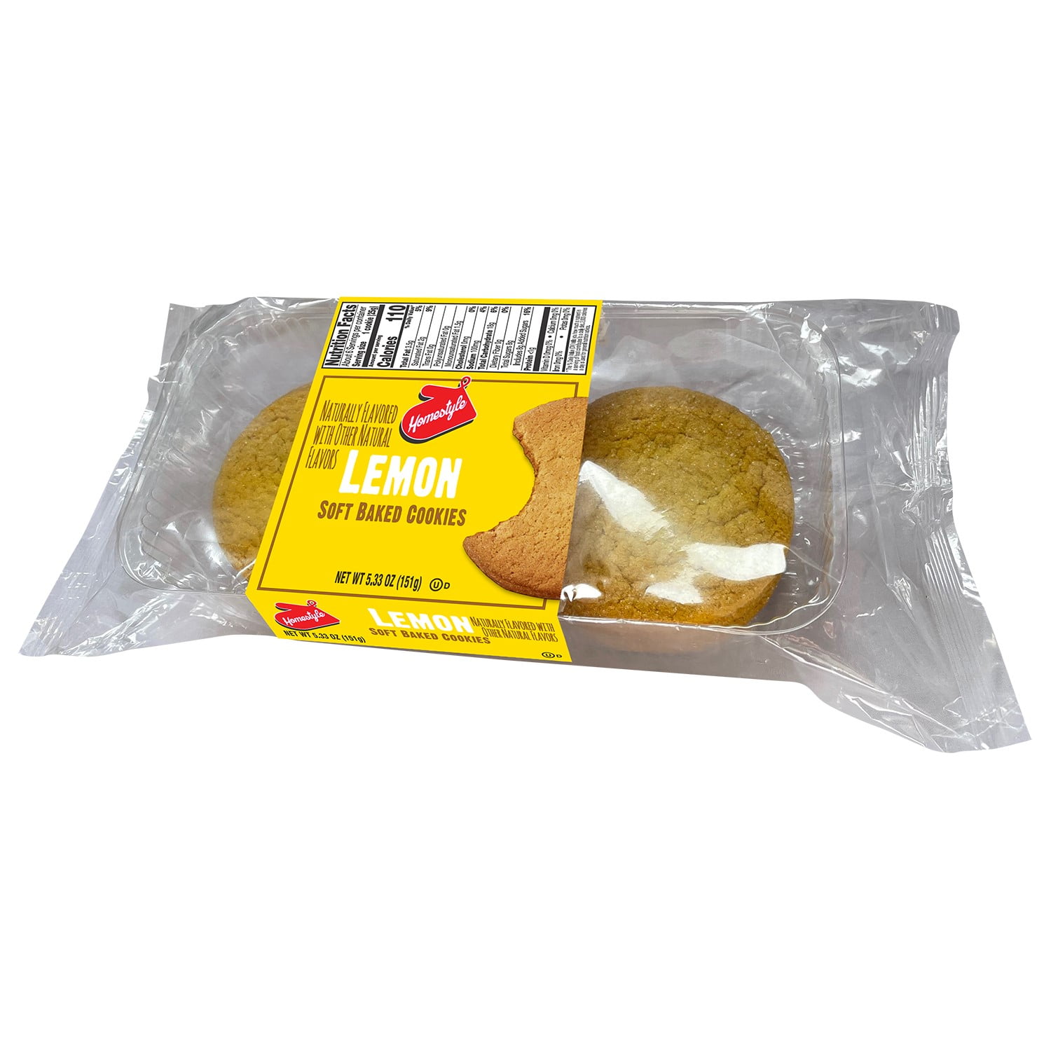 4 Pack Homestyle Soft Baked Lemon Cookie 6 Count, Ready to Eat, Kosher Dairy, Contains: Eggs, Milk, Soy, Wheat