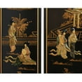 thumbnail image 2 of Oriental Furniture Ladies Soapstone Wall Plaques - Set of 4, 2 of 2